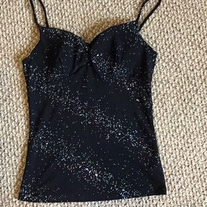 Black sparkly women’s top